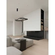 Pendul NovaLuce DUSSA metal, negru, LED, 61W, 3364lm, 3000K - NL-9345693