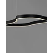 Pendul NovaLuce DUSSA metal, negru, LED, 61W, 3364lm, 3000K - NL-9345693