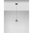Pendul NovaLuce ORENDA metal, sticla, negru, fumuriu, LED, 5W, 225lm, 3000K - NL-9416957