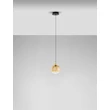 Pendul NovaLuce ORENDA metal, sticla, negru, sampanie, LED, 5W, 250lm, 3000K - NL-9416958