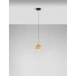 Pendul NovaLuce ORENDA metal, sticla, negru, sampanie, LED, 5W, 250lm, 3000K - NL-9416958