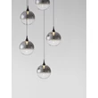 Pendul NovaLuce ORENDA metal, sticla, negru, fumuriu, LED, 20W, 1125lm,  3000K - NL-9416961