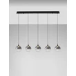 Pendul NovaLuce ORENDA metal, sticla, negru, fumuriu, LED, 20W, 1125lm,  3000K - NL-9416963