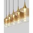 Pendul NovaLuce ORENDA metal, sticla, negru, sampanie, LED, 20W, 1250lm, 3000K - NL-9416964