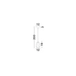 Pendul NovaLuce ALISH metal, sticla, negru, sampanie, LED, 8W, 433lm, 3000K - NL-9416966