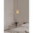Pendul NovaLuce ALISH metal, sticla, negru, sampanie, LED, 8W, 433lm, 3000K - NL-9416966