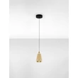 Pendul NovaLuce ALISH metal, sticla, negru, sampanie, LED, 8W, 433lm, 3000K - NL-9416966