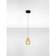 Pendul NovaLuce ALISH metal, sticla, negru, sampanie, LED, 8W, 433lm, 3000K - NL-9416966