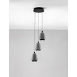 Pendul NovaLuce ALISH metal, sticla, negru, fumuriu, LED, 24W, 990lm, 3000K - NL-9416967