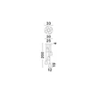 Pendul NovaLuce ALISH metal, sticla, negru, fumuriu, LED, 40W, 1650lm, 3000K - NL-9416969