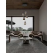 Pendul NovaLuce ALISH metal, sticla, negru, fumuriu, LED, 40W, 1650lm, 3000K - NL-9416969