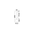 Pendul NovaLuce NALI metal, sticla, negru, fumuriu, LED, 6W, 238lm, 3000K - NL-9416971