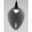 Pendul NovaLuce NALI metal, sticla, negru, fumuriu, LED, 6W, 238lm, 3000K - NL-9416971