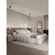 Pendul NovaLuce NALI metal, sticla, negru, sampanie, LED, 6W, 393lm, 3000K - NL-9416972