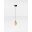 Pendul NovaLuce NALI metal, sticla, negru, sampanie, LED, 6W, 393lm, 3000K - NL-9416972