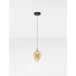 Pendul NovaLuce NALI metal, sticla, negru, sampanie, LED, 6W, 393lm, 3000K - NL-9416972