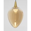 Pendul NovaLuce NALI metal, sticla, negru, sampanie, LED, 6W, 393lm, 3000K - NL-9416972