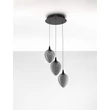 Pendul NovaLuce NALI metal, sticla, negru, fumuriu, LED, 18W, 714lm, 3000K - NL-9416973