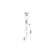 Pendul NovaLuce NALI metal, sticla, negru, sampanie, LED, 30W, 1965lm, 3000K - NL-9416976