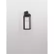 Aplica de perete exterioara NovaLuce Figo metal, plastic, antracit, transparent, E27, IP65 - NL-9492500