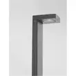 Lampadar exterior NovaLuce Poet metal, sticla, antracit, transparent, LED, 3000K, 8W, 560lm, IP65 - NL-9492770