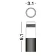 Spot NovaLuce IMAGINE metal, alb, LED, 48V, 3000K, 12W, 875lm - 9492803