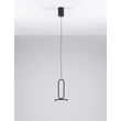 Pendul NovaLuce GEA metal, negru, LED, 3000K, 8W, 560lm - NL-9501207