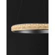 Pendul NovaLuce ETEKEN metal, cristal, argintiu, transparent, LED, 35W, 3900lm, 3000K - NL-9501214