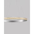 Pendul NovaLuce ETEKEN metal, cristal, argintiu, transparent, LED, 60W, 7407lm, 3000K - NL-9501216
