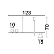 Pendul NovaLuce SWAY metal, sticla, negru, auriu, alb, G9+E27 - NL-9501237