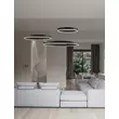 Pendul NovaLuce MOTIF metal, negru, LED, 3000K, 143W, 13163lm - NL-9530170