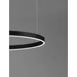 Pendul NovaLuce MOTIF metal, negru, LED, 3000K, 70W, 5984lm - NL-9530201