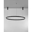 Pendul NovaLuce MOTIF metal, negru, LED, 3000K, 80W, 6864lm - NL-9530204