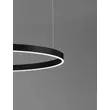 Pendul NovaLuce MOTIF metal, negru, LED, 3000K, 80W, 6864lm - NL-9530204