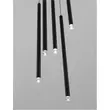 Pendul NovaLuce DANDIA metal, negru, LED, 3000K, 27W, 1310lm - NL-9540203