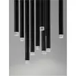 Pendul NovaLuce DANDIA metal, negru, LED, 3000K, 61W, 4220lm - NL-9540204