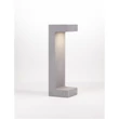 Lampadar exterior NovaLuce Aran ciment, sticla, gri, transparent, LED, 3000K, 8W, 380lm, IP65 - NL-9540213