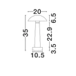 Lampadar exterior NovaLuce TURA ciment, gri, LED, 7W, 840lm, 3000K, IP65 - NL-9540237