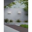 Aplica de perete exterioara NovaLuce LITA ciment, alb, LED, 6W, 660lm, 3000K, IP65 - NL-9540240