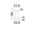 Lampadar exterior NovaLuce CRAM ciment, gri, LED, 5W, 580lm, 3000K, IP65 - NL-9540241