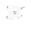 Aplica de perete NovaLuce NOIMA metal, negru, LED, 9W, 3000K, 543 Lm - NL-9540257