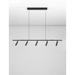 Pendul NovaLuce MANO metal, negru, LED, 13W, 3000K, 391 Lm - NL-9540273