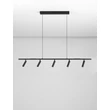 Pendul NovaLuce MANO metal, negru, LED, 13W, 3000K, 391 Lm - NL-9540273