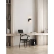 Aplica de perete NovaLuce FLUSSO metal, negru, LED, 5W, 3000K, 189 Lm - NL-9540277