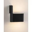 Aplica de perete NovaLuce FLUSSO metal, negru, LED, 5W, 3000K, 189 Lm - NL-9540277