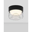 Plafoniera NovaLuce DORIS metal, acril, negru, transparent, LED, 7W, 3000K, 420 Lm - NL-9540279