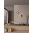 Aplica de perete NovaLuce DORIS metal, acril, auriu, transparent, LED, 6W, 3000K, 354 Lm - NL-9540281