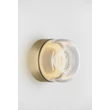 Aplica de perete NovaLuce DORIS metal, acril, auriu, transparent, LED, 6W, 3000K, 354 Lm - NL-9540281