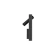 Aplica de perete NovaLuce ARCO metal, negru, LED, 4W, 3000K, 192 Lm - NL-9540286