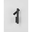 Aplica de perete NovaLuce ARCO metal, negru, LED, 4W, 3000K, 192 Lm - NL-9540286